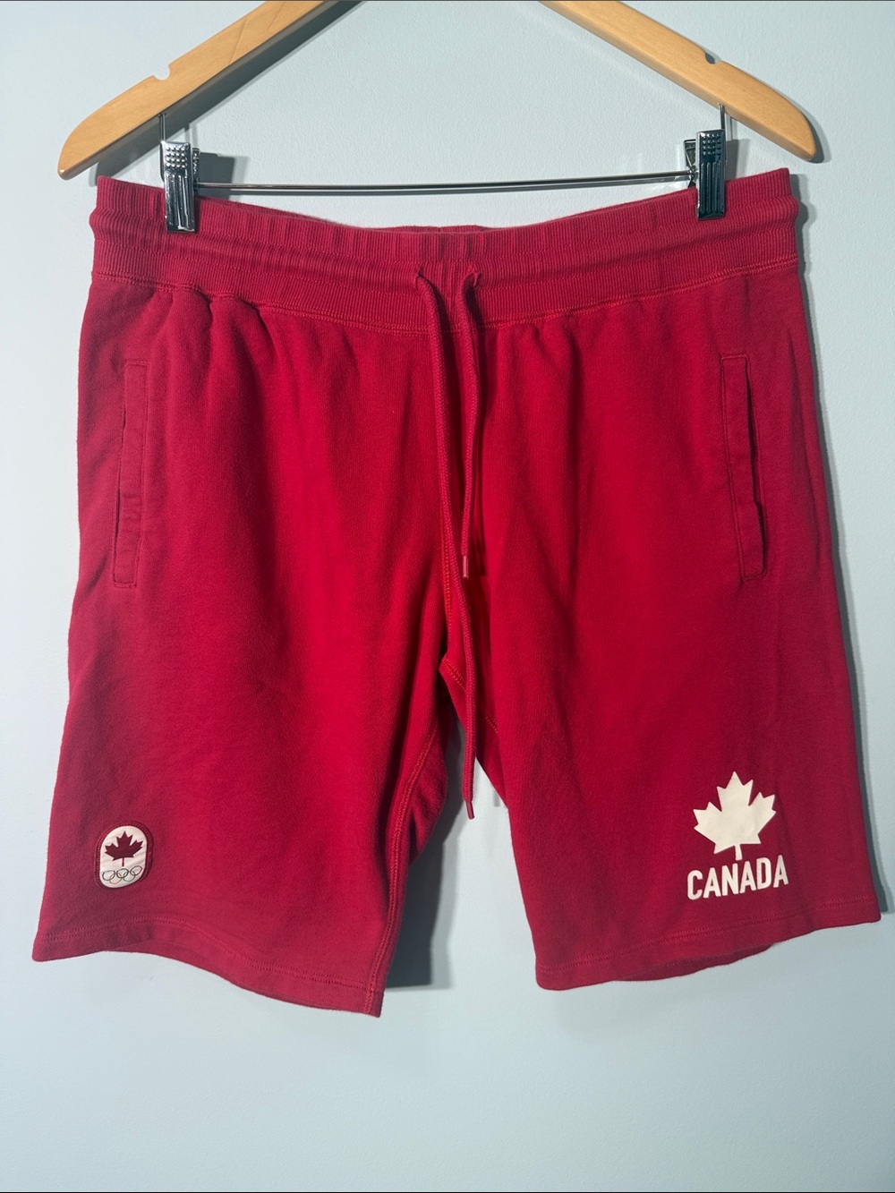 Hudson’s Bay Team Canada Olympic Shorts Red Women’s Medium